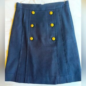 J. Crew Blue Knee-Length Skirt